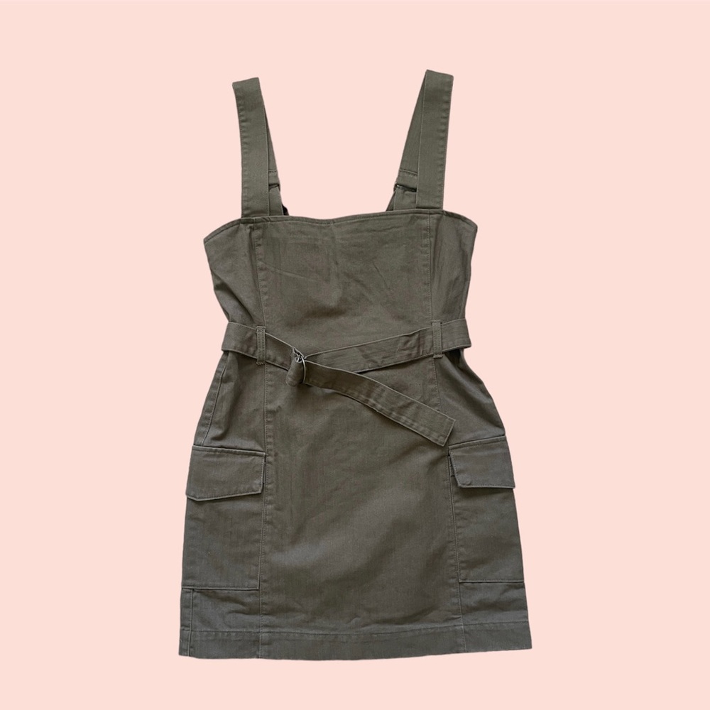 Forever 21 Olive Woven Dress